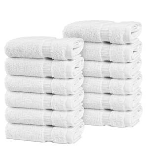 lot 8808 image: Chakir Turkish Linens  Hotel & Spa Quality 100% Cotton Premium Turkish Towels  Soft & Absorbent (12-Piece Washcloths, White)