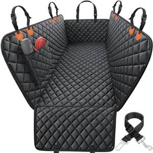lot 8822 image: URPOWER Dog Car Seat Cover for Pets 100% Waterproof Seat Cover Hammock 600D Heavy Duty Scratch Proof Nonslip Durable Soft Back Seat Covers for Cars and SUVs
