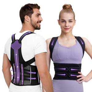 lot 8837 image: Posture Corrector for Women and Men, Adjustable Back Support Brace for Office, Home, Daily Wear, Breathable Shoulder Straightener for Upper Lower Back Pain Relief, Under Clothes Hunchback Correction