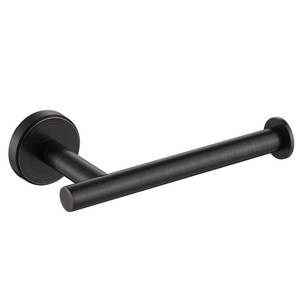 lot 8895 image: JQK Toilet Paper Holder Oil Rubbed Bronze, 5 Inch 304 Stainless Steel Thick 0.8mm Tissue Paper Dispenser for Bathroom, Hold Mega Rolls Wall Mount, TPH120-ORB