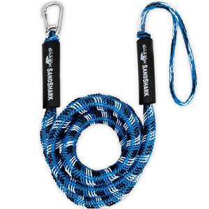 lot 8941 image: SandShark Premium Anchor Bungee Dock Line. Boat Accessories Anchor Line Absorbs Shock to Anchors and Docks wStainless Steel Clip - Blue - 7-14ft