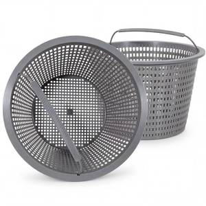 lot 8954 image: Sepetrel 2 Sets Swimming Pool Filter Basket - Replacement Skimmer Basket for In-Ground Pools - Captures Leaves, Needles and Debris - Most Pump & Water Circulation Systems