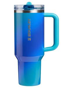 lot 8970 image: STANLEY The Quencher ProTour Flip Straw Tumbler (Box) 40 oz  1.18 L Sea Glass Aura
