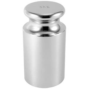 lot 8986 image: 5kg Calibration Weight, Class M1 High Precision Grade 5000g Weigh Scales Calibration Weight, Precision Steel, Chrome Finish