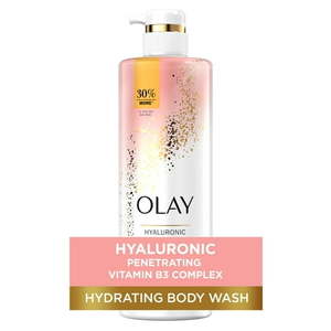 lot 8989 image: Olay Nourishing Body Wash for Women  Hyaluronic Acid  26 fl oz