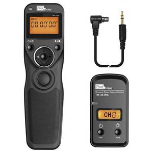 lot 1072 image: Wireless Shutter Remote Compatible for Canon, Pixel TW-283 N3 Shutter Remote Control Wireless Remote Shutter Release Timer Compatible for Canon EOS 5D, 5D Mark II, 5D Mark III, 6D, 7D, 7D Mark II
