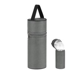 lot 1092 image: Beautyflier Insulated Baby Bottle Tote Bags, Portable Breastmilk Baby Bottle Cooler Storage, Travel Carrier Bag for Dr. Browns Natural Narrow Baby Bottles 2oz, 4oz, 8oz, 9oz (Gray)