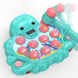 lot 1108 image: Octopus Vitality Strike Game, Educational Musical Whack-A-Mole Toy with 2 Game Modes, Digital Score Display, Toddler Early Developmental Learning Toy, Fun Birthday Gift for Kids Age 2(Multicolored)