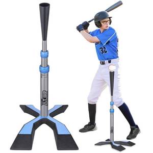 lot 1160 image: XTJHP Baseball Tee for Hitting, Batting Tee with 5.8 LB Base, Softball Tee 24-45 Height Adjustment, Hitting Tee for Baseball Training Accessories