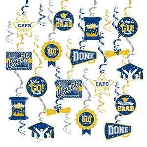 lot 2024 image: A 42 Pieces 2026 Graduation Hanging Swirl Decorations 2026 Hanging Swirl Set for Graduation Party Decorations Class of 2026 Supplies for Home school