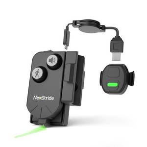 lot 3113 image: Portable Audio & Visual Mobility Aid for Parkinsons, Stroke, Walking Improvement  Laser Light & Sound Cueing Signals  Accessory to Attach to Any Cane, Walker, Walking Pole - RETAIL $400