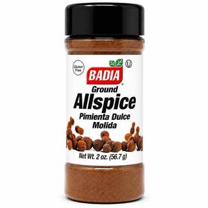 lot 6453 image: Badia Ground Allspice, 2 oz � Warm and Aromatic Spice for Baking, Cooking and Seasoning lot of 2