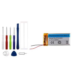lot 12051 image: Vvsialeek New 616-0531 Replacement Battery for IP-od Na-no 6th Generation A1366 with Technical Toolkit.