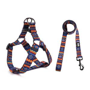 lot 12102 image: QQPETS Dog Harness Leash Set Adjustable Heavy Duty No Pull Halter Harnesses for Small Medium Large Breed Dogs Back Clip Anti-Twist Perfect for Walking