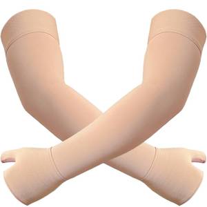 lot 12168 image: KONSEDIK Medical Compression Arm Sleeve with Silicone DotandGauntlet for Women Men,20-30 mmHg Graduated Compression Full Arm Support for Edema,Post Surgery Recovery,Swelling,Pain Relief(Medium,Pair)