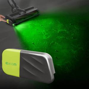 lot 14019 image: Green Vacuum Light Show All Dust Compatible with Dyson Shark Bissell, Vacuum Cleaner Light Attachment Display All Dust and Detect Cat Dog Hair, Upgrade Universal Accessories (USB-C Rechargeable)