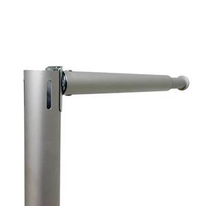 lot 14037 image: Hecis Slip-On Drape Support 10in to 18in for Backdrop Stand, Pipe and Drape Stand Kit Double Backdrop Frame(2 Pack)