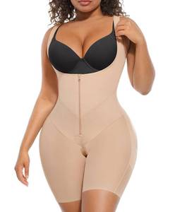 lot 14038 image: FeelinGirl Faja Body Shaper Tummy Tuck Compression Garment Fajas Colombianas Reductoras y Moldeadoras Beige Large