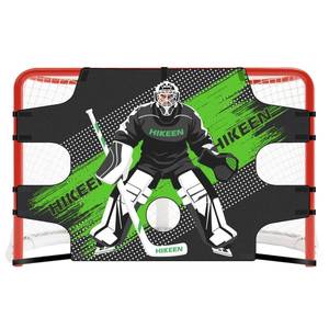 lot 14043 image: Hikeen Premium Hockey Goalie Shooting Target Tear - Proof Hockey Goal Practice Target with 7 Target Holes - Street Hockey and Ice Hockey Net Goalie Target for Practicing Shooting Accuracy (72in X 48in)