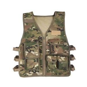 lot 14080 image: AZB Kids Tactical Vest Adjustable Lightweight Airsoft Paintball Vest for Games or Training