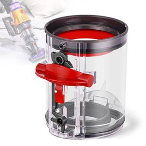 lot 19431 image: V12 Dust Bin Compatible with Dyson V9 SV30 SV46 SV20 V12 Detect SlimSV18 V10 Digital Slim Vacuum Cleaner Canister Attachment Parts, Release Bin Compatible with Dyson Cordless Vacuum Part No.965272-01 (Used)
