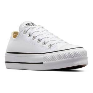 lot 19473 image: Converse Chuck Taylor  All Star Platform Sneaker in WhiteBlackWhite at Nordstrom, Size 7
