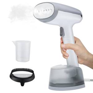 lot 19477 image: Steamer for Clothes Handheld Clothes Steamer 1300W Portable Garment Steamer Auto Shut-off 20-Second Fast Heat-up with Adjustable Steam 12.34oz Detachable Water Tank for Home Office Travel