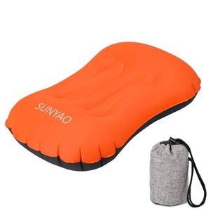 lot 20466 image: SUNYAO Ultralight Inflatable Camping Pillows - Compressible, Compact, Inflatable, Comfortable, Ergonomic Pillow for Neck and Lumbar Support While Camping, BackpackingHiking