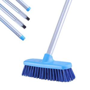 lot 20468 image: YONILL Deck Brush with Long Handle - Floor Scrub Brushes for Cleaning Shower, Stiff Bristle Scrubbing Brush, 50in Floor Scrubber Brush for Bathroom, Bathtub, Tub, Tile Floors, Garage and Patio