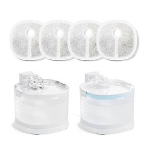 lot 20481 image: Cheerble Pumpless Pet Water Elfin Fountain E1E1D1D1PRO Replacement Filter-8-Pack