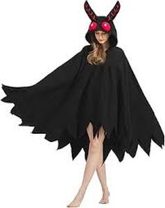 lot 1266 image: Demon bat blanket hoodie size L black