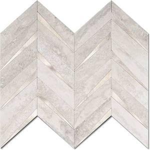 lot 1329 image: Stickgoo Peel and Stick Chevron Mosaic Tile