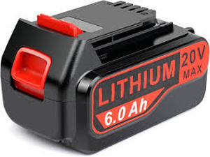 lot 2431 image: Djsanu 20V 6.0Ah Lithium Battery and Charger