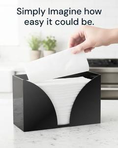 lot 5933 image: Simply Imagine Wall-Mounted Acrylic Organizer Bins Set of 2