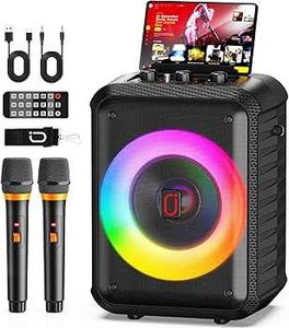 lot 11736 image: CJ Portable PA Speaker System T13 with Wireless Microphones
