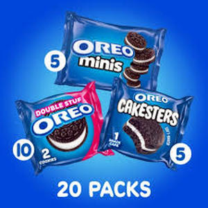 lot 14014 image: Nabisco Oreo Variety Pack 20 Count