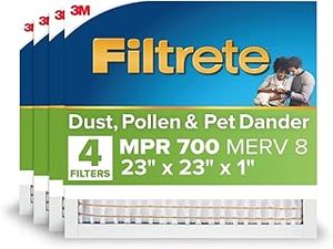 lot 19463 image: 3M Filtrete 700 Electrostatic Air Filter 23x23x1 (4 Pack)