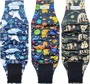 lot 20053 image: Langsprit Reusable Male Dog Diapers Set of 3 (XL)
