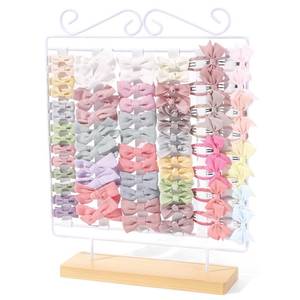 lot 2040 image: POVETIRE Bow Holder Bow Organizer for Girls, Baby Hair Clips Storage Stand, Hair Accessories Organizer Display Rack Decors Nursery Toddler Room