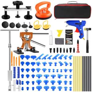 lot 2050 image: VEXTRO Paintless Dent Repair Kit, Dent Puller kit,Dent Removal Tools with Metal Dent Lifter, Bridge Puller, Slide Hammer T-Bar, PDR Kit for Car Dent Repair, Auto Body Dent Puller, Hail Damage Removal