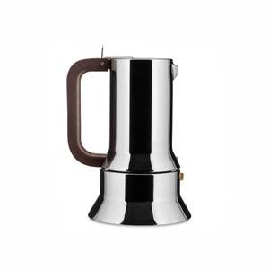 lot 2172 image: Alessi 90906 - Design Stovetop Espresso Coffee Maker, 1810 Stainless Steel, Mirror Polished, 6 cups