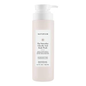 lot 4135 image: Naturium The Smoother Glycolic Acid Exfoliating Body Wash, Soft and Smoothing Cleanser, 16.9 oz