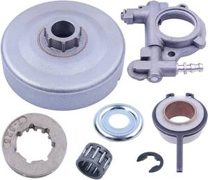 lot 4143 image: Hippotech Clutch Drum and Oil Pump Kit for Stihl 026 MS260 024 MS240 Chainsaw