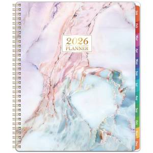 lot 4178 image: 2026 Planner - 2026 Planner Weekly and Monthly, 2026 Calendar Planners 8.5ftftx11ftft, Weekly Monthly Planners with Colorful Tabs, Inner Pocket