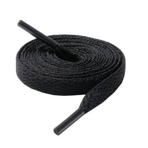 lot 4214 image: CCSOFTIME 3 Pairs Flat Black Shoe Laces for Sneakers, Shoe Laces for Converse Jordan 11 Air Force 1 Athletic Shoes, 516in Shoestrings (Black-47in)