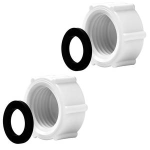 lot 6045 image: Drain Valve Cap Compatible with Intex Pools 11456 and 11385 Sand Filter Drain Cap wO-Ring for Above Ground Pool, Drain Plug Cap for Sand Filter Pumps and Combo Replacement Parts,SF90110-1,SF60110-2, 2Pcs