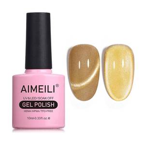 lot 6114 image: AIMEILI Cat Eye Gel Nail Polish Soak Off U V LED Hema Free Cruelty Free Vegan Gel Polish Colors for Nail Art DIY Gel Nail Manicure 721