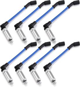 lot 7119 image: 10.2mm High Performance Racing Performance Spark Plug Wires Compatible With Chevrolet GMC Cadillac Hummer Buick Pontiac Saab GM LS Engine 4.8L 5.3L 6.0L 6.2L V8 2005-2008 Blue