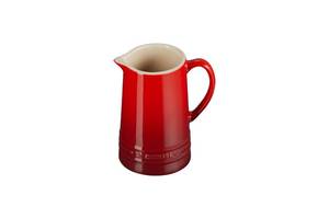 lot 8453 image: Le Creuset Stoneware Small Pitcher, 10 oz., Cerise