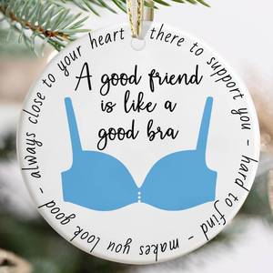 lot 10392 image: Bestie Friendship Gifts Christmas Ornaments for Women - Support You